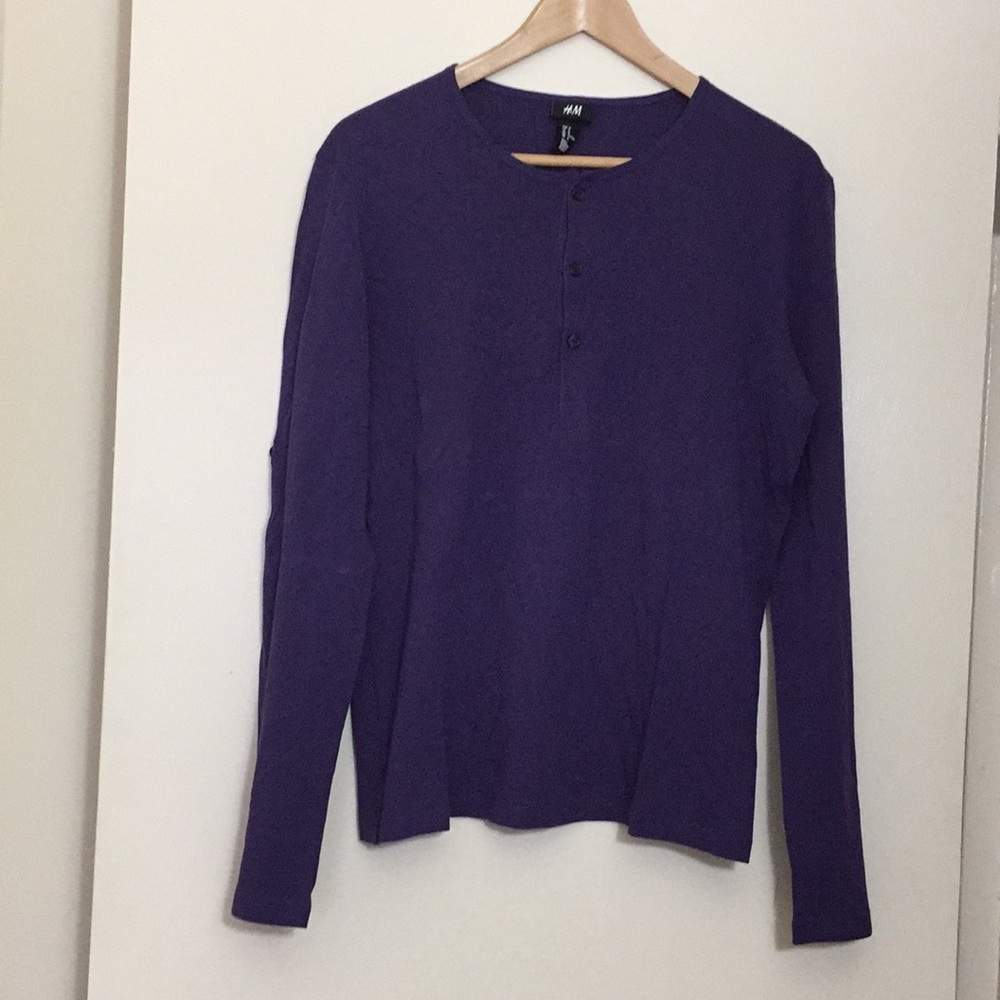 H&M Purple Long-sleeve shirt